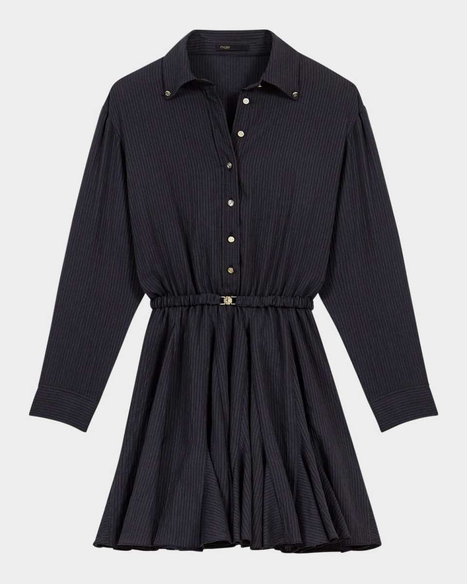 Rafida Belted Mini Shirtdress